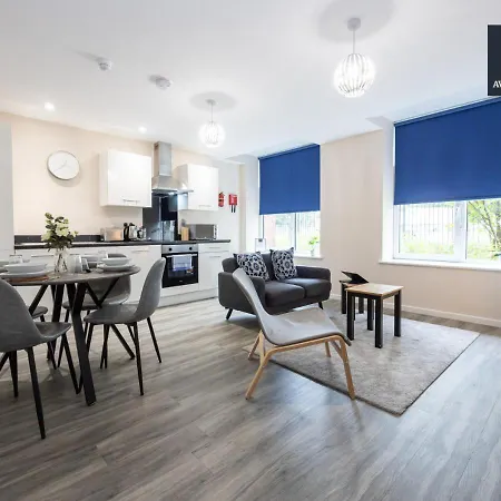 Apartament Stunning One Bedroom By Av Hughes Short Lets & Serviced With Free Parking & Wi-fi *