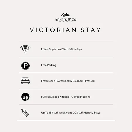 Victorian - 5 Bedroom House 펜션 *