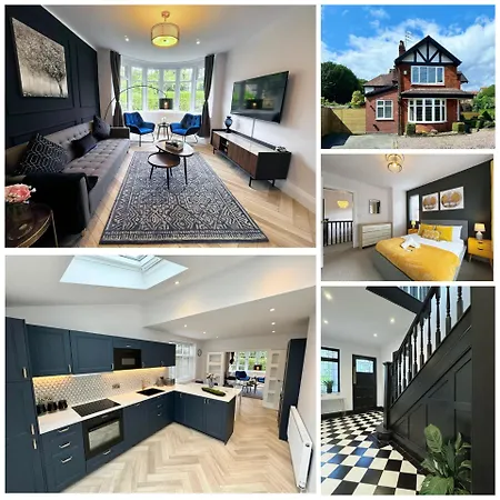 Bright 5 Bedroom House In Didsbury, Holiday home *