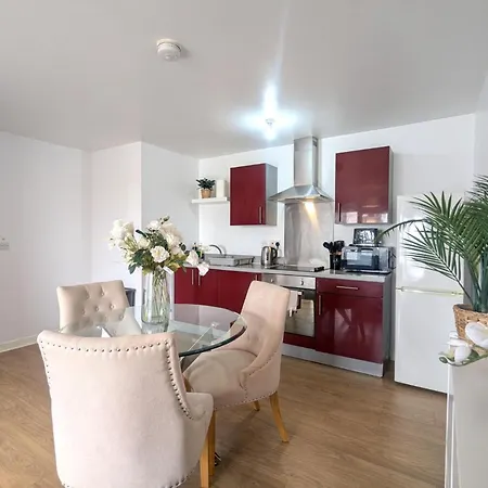 Apartment Modern 2 Bed 1 Bath 1 Ensuite - Salford Manchester