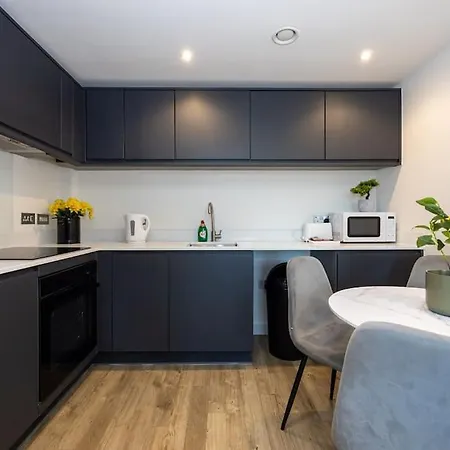 Mint & Modern Refreshing Escape Apartment Manchester