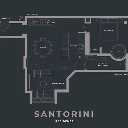 アパート Santorini By The Heim マンチェスター