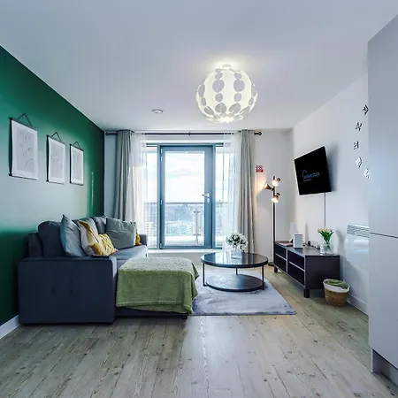 아파트 Stunning In Salford Quays, Dart Board, Balcony With Amazing Views, Sleeps 6 맨체스터