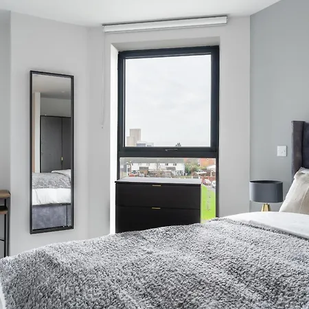 Appartement Modern 2br Apt In Salford For Up To 4 Guests!