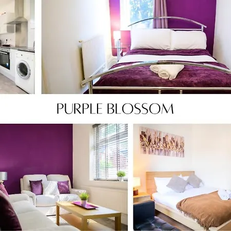 아파트 Purple Blossom, Cosy 2 Bed Apartment, Near Didsbury, Free Parking 맨체스터