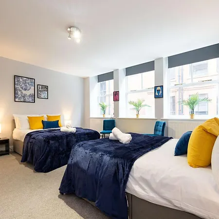 3 Bed Canal St Flat Sleeps 9 Centre Lejlighed Manchester