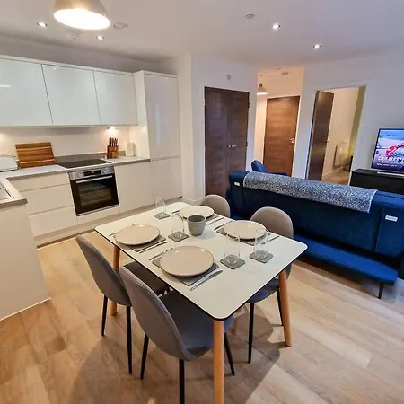 1 Bed Old Trafford Flat Free Parking Nyaraló *