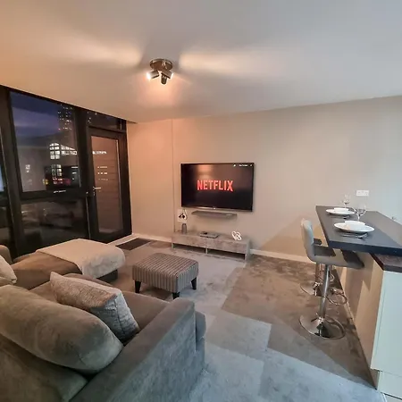 2 Bed Castlefield Flat Canalside Apartmán *