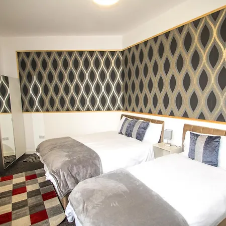 Appartement Ideal For Groups - Modern 2 Bedroom - Free Parking, Transit Links, Close To Stadiums *