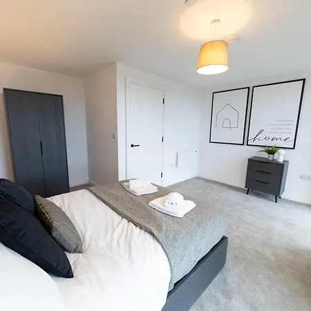 Apartmán Stunning Old Trafford 2 Bed Penthouse W Terrace