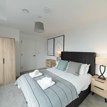 Apartmán Stunning Old Trafford 2 Bed Penthouse W Terrace Manchester