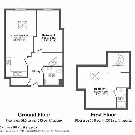 公寓 Lovely 2-bed Loft In Centre