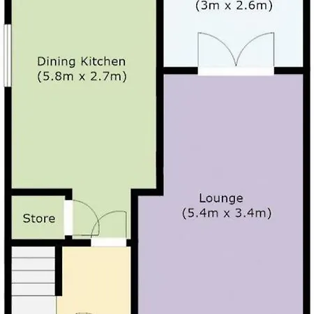 Apartment Modern 4-bed House, Free Parking & Wifi In Swinton Manchester