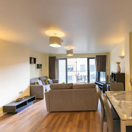 Luxury 2 Bed Ensuite Apartment In Deansgate 1 Min Walk To Commercial Area Lejlighed *