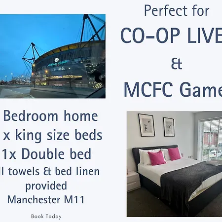 Ao Arena Etihad Gem 6 Guests Holiday home *