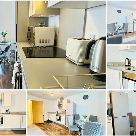 Spacious 2 Bedroom Groundfloor Apartman Manchester