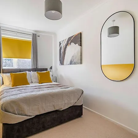 Apartman Stylish 2br Near Mcr Airport Manchester