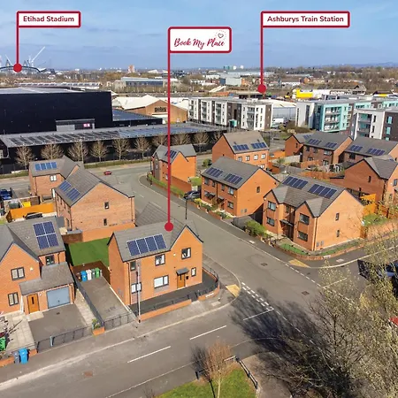 Semesterbostad Large Family House With Free Parking - 3 Bedrooms 6 Beds