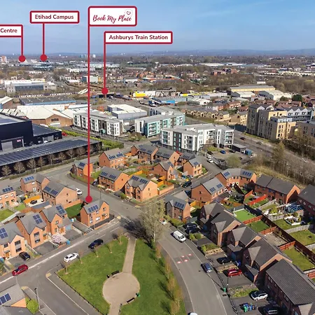 Large Family House With Free Parking - 3 Bedrooms 6 Beds Semesterbostad Manchester