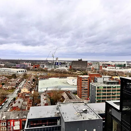 Stunning Old Trafford 2 Bed Penthouse W Terrace Apartmán Manchester
