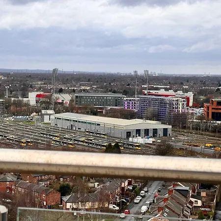 Apartmán Stunning Old Trafford 2 Bed Penthouse W Terrace Manchester