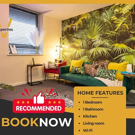 Welcoming One-bedroom Flat - Perfect For Extended In Salford By Av Hughes *
