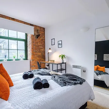 Apartment Converted Mill, Stylish In Castlefield Manchester