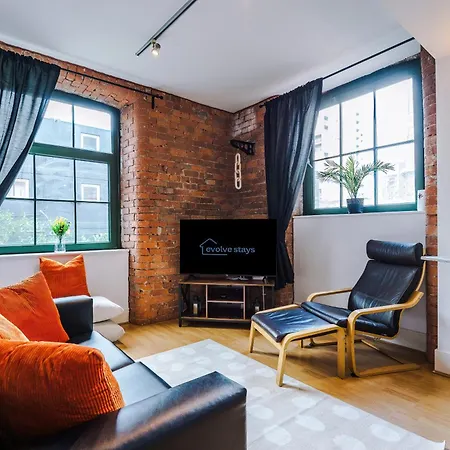 Converted Mill, Stylish In Castlefield Apartment