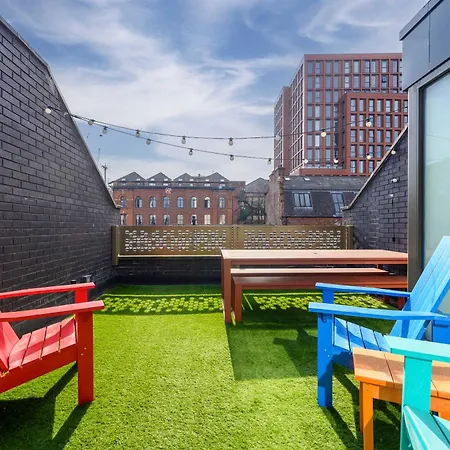 4 Bed Canal St Townhouse Free Parking * Manchester