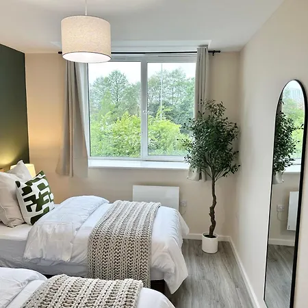 1Br Salford Apartment By Ankers Short Term Rental Salford Near Tram Stop Daire