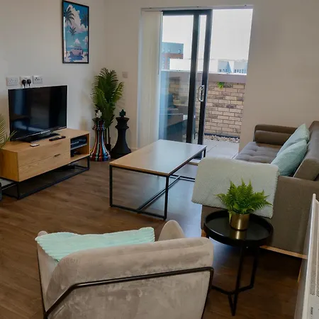 Lux Livin' - Luxury 2 Bed Penthouse Large Balcony Lejlighed *