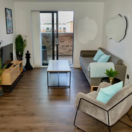 Apartment Lux Livin' - Luxury 2 Bed Penthouse Large Balcony Manchester