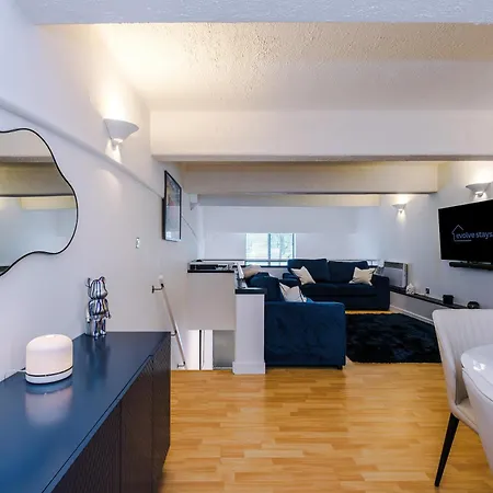 Apartment Stunning Duplex In Manchester, Workspace For Professionals *