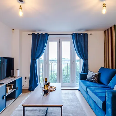 Apartmán The Salford Allure - Contemporary & Chic 2br For Business & Escapes For 6 - Near Media & Centre - Hosted By Parydise Manchester