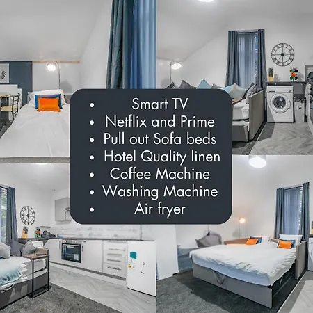 Cosy Apt By Kammili Properties - Manchester With Free Parking, Near City Centre * Manchester