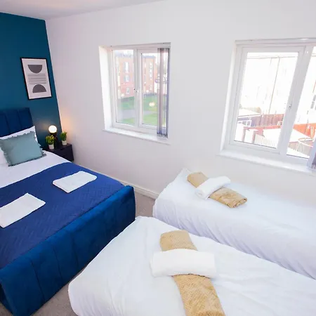 Luxury Three Story Townhouse Free Parking On Drive Apartmán Manchester