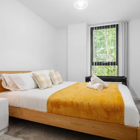 아파트 Pristine Old Trafford & Centre 2bd 2bt - Balcony 맨체스터
