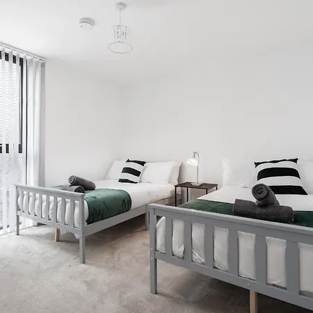 아파트 Pristine Old Trafford & Centre 2bd 2bt - Balcony
