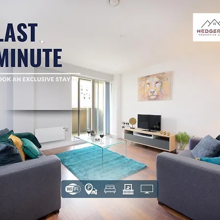 Last-minute Offer L Exclusive On 2-bed, 2-bath For 4! L Loft By Hedgerow Manchester