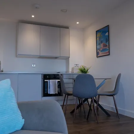 Apartament Luxury 2 Bed Penthouse Large Balcony Manchester