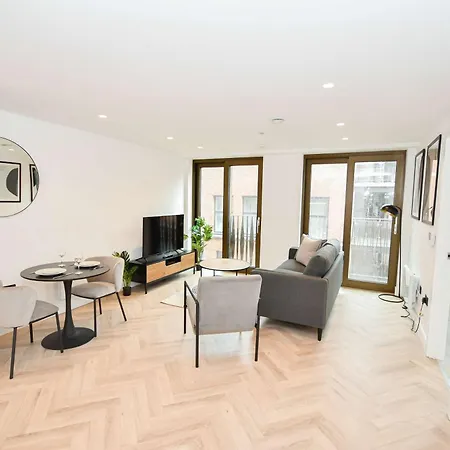 Modern 1 Bed Flat In W Balcony Apartmán Manchester