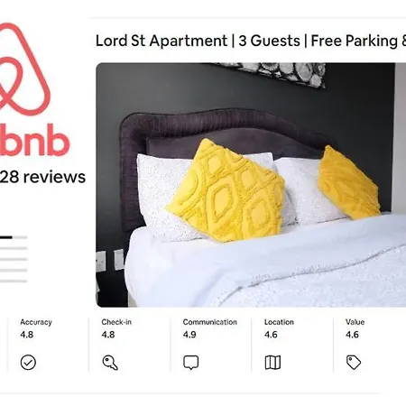 Lord Street With Free Parking & Wifi- Salford Uni, Victoria Station, Ao Arena شقة مانشستر
