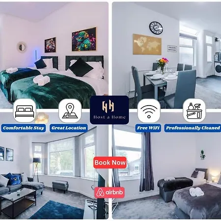 Large 4 Bed House Sleeps 8 By Host A בית נופש