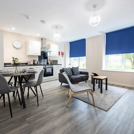 Apartman Salford - 1 Bed - Free Parking - Fast Wi Fi By Av Hughes Manchester