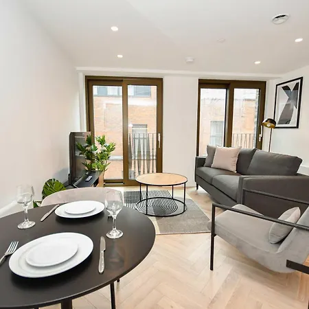 Apartmán Modern 1 Bed Flat In W Balcony Manchester