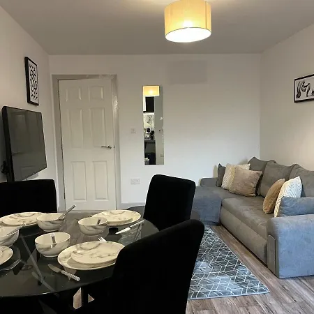 1Br-2 Double Beds-Sleeps 6-Perfect For Long Stays Apartamento Manchester