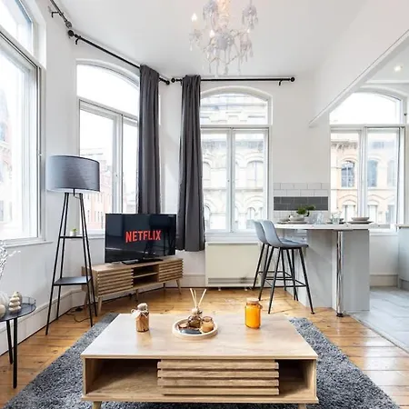 Apartmán Sleeps 6 Stunning 2 Bed By Superhost Manchester