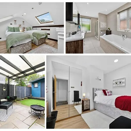 Апартаменты Salford Large 4 Bed Sleeps 7 Манчестер