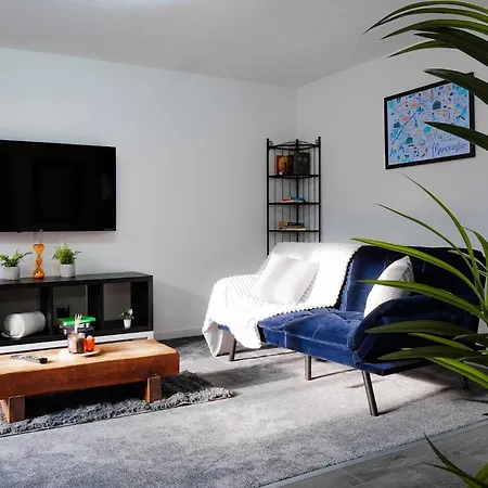 Spacious 2BR Near Centre Sleeps 6 Parking Apartamento Mánchester