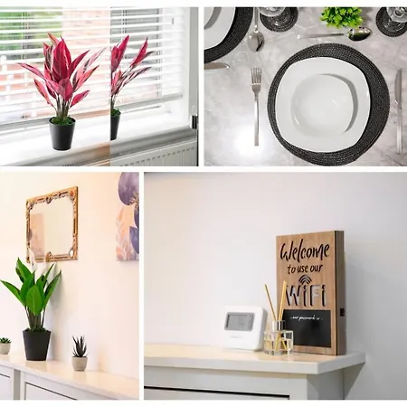 Апартаменты Four Bedroom House By Brookland Serviced Short Lets Salford With Free Wifi